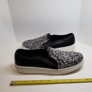 Skechers Sequin slip ons size 8